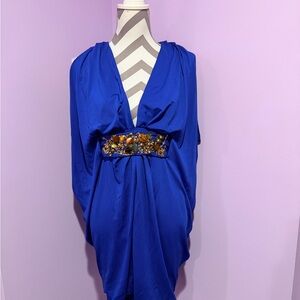 Caribbean Queen Royal Blue Dress